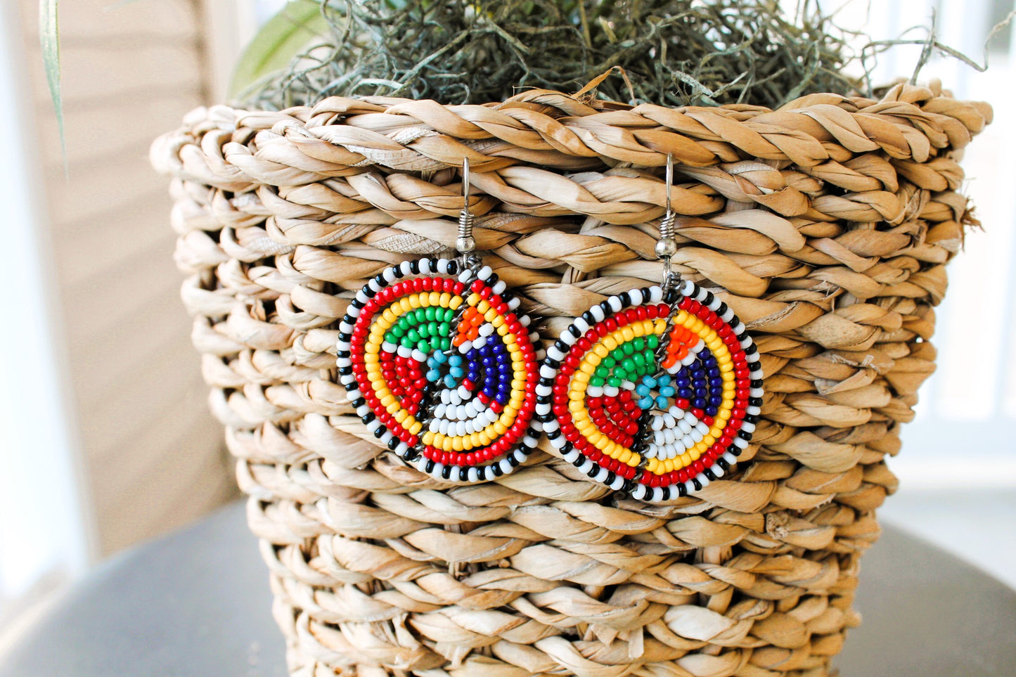 Beaded Ethnic Earrings