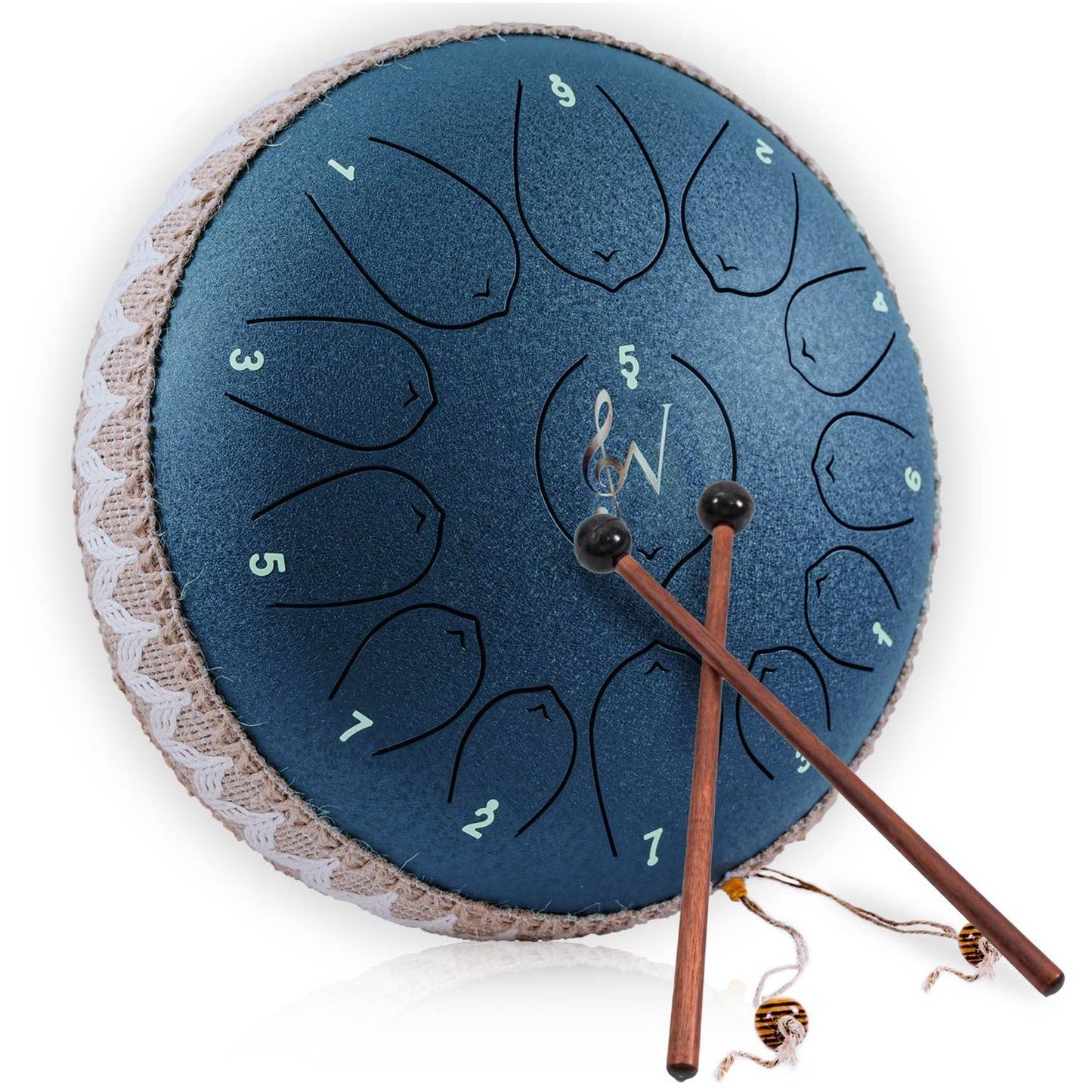 Steel Tongue Drum 6-Inch 8-Notes