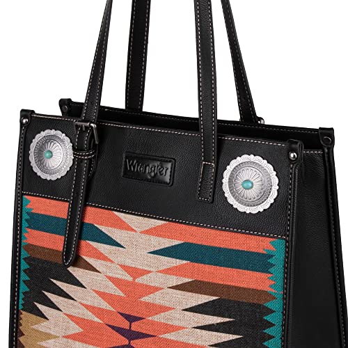 Wrangler Tote Bag for Women Western Shoulder Purses Boho Aztec Satchel Hobo Handbags