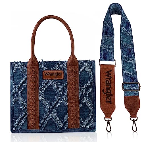 Wrangler Tote Bag for Women Western Shoulder Purses Boho Aztec Satchel Hobo Handbags