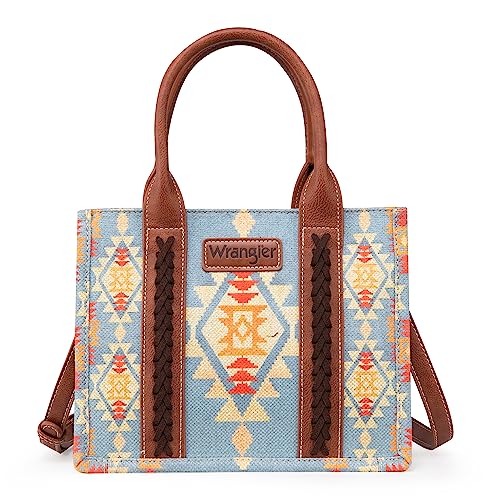 Wrangler Tote Bag for Women Western Shoulder Purses Boho Aztec Satchel Hobo Handbags