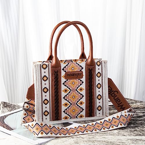 Wrangler Tote Bag for Women Western Shoulder Purses Boho Aztec Satchel Hobo Handbags