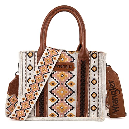 Wrangler Tote Bag for Women Western Shoulder Purses Boho Aztec Satchel Hobo Handbags