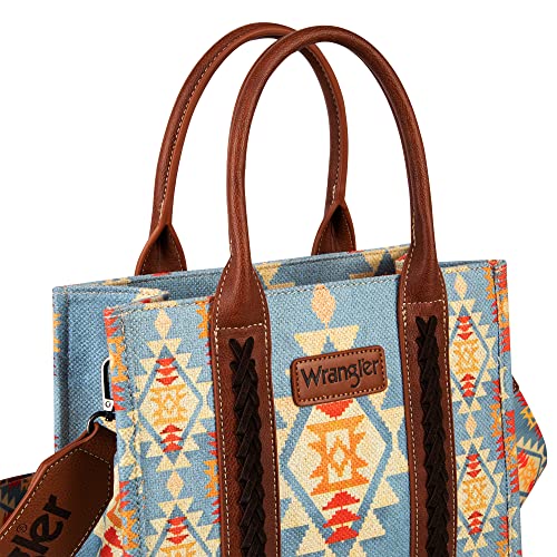 Wrangler Tote Bag for Women Western Shoulder Purses Boho Aztec Satchel Hobo Handbags