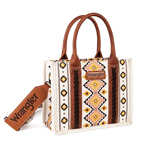 Wrangler Tote Bag for Women Western Shoulder Purses Boho Aztec Satchel Hobo Handbags