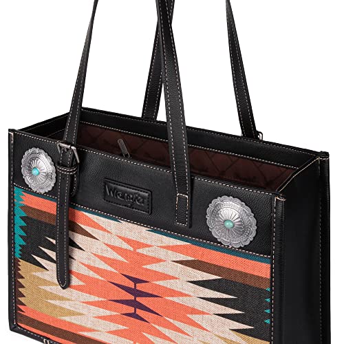 Wrangler Tote Bag for Women Western Shoulder Purses Boho Aztec Satchel Hobo Handbags