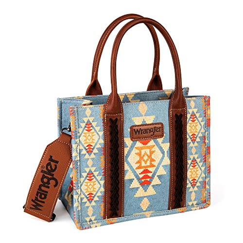 Wrangler Tote Bag for Women Western Shoulder Purses Boho Aztec Satchel Hobo Handbags