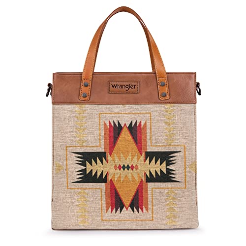 Wrangler Tote Bag for Women Western Shoulder Purses Boho Aztec Satchel Hobo Handbags