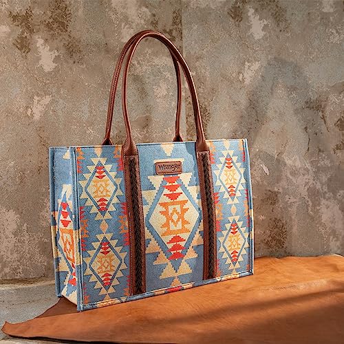 Wrangler Tote Bag for Women Western Shoulder Purses Boho Aztec Satchel Hobo Handbags