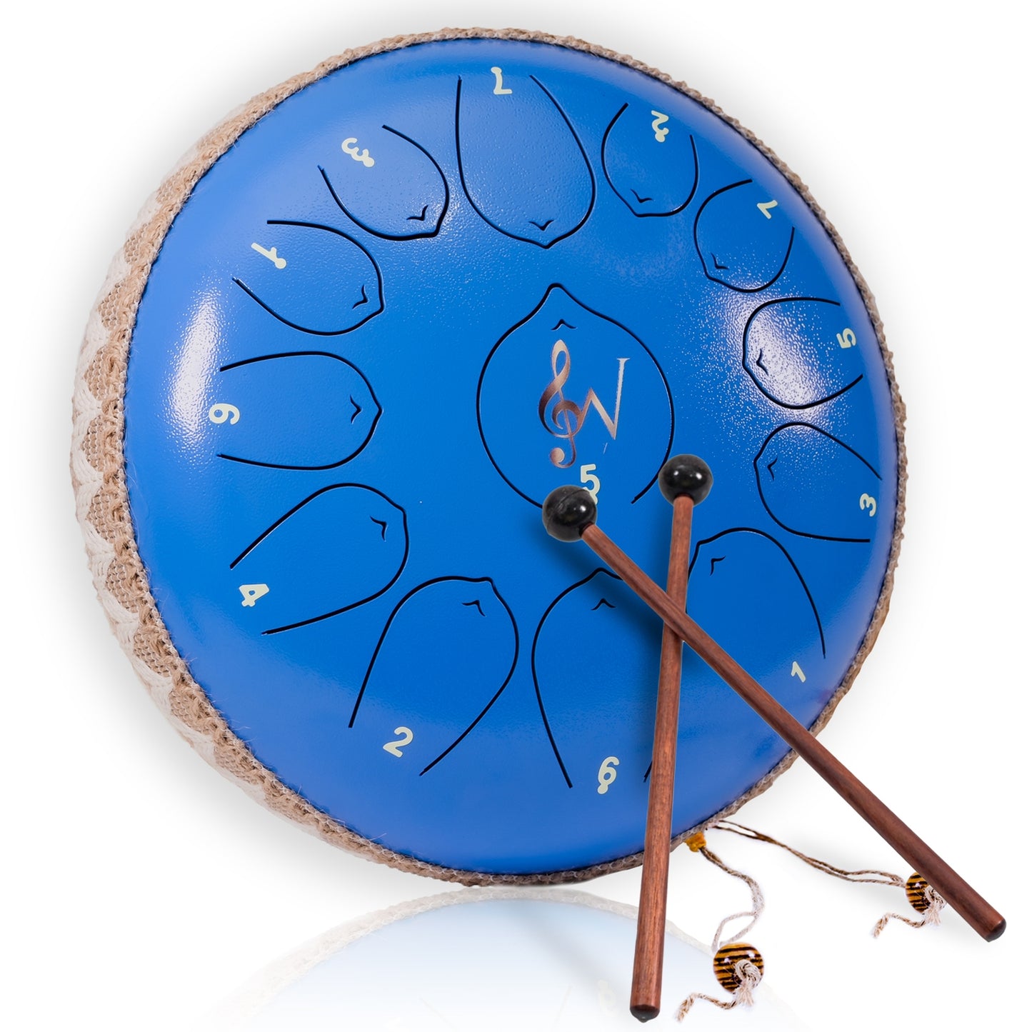 Steel Tongue Drum 6-Inch 8-Notes