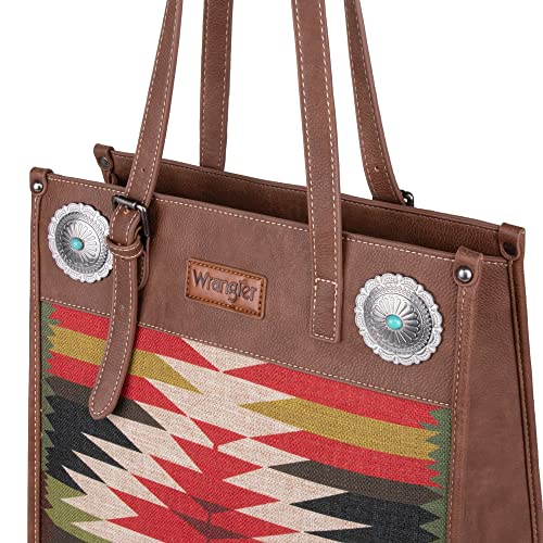 Wrangler Tote Bag for Women Western Shoulder Purses Boho Aztec Satchel Hobo Handbags