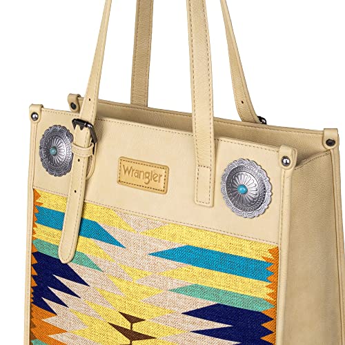 Wrangler Tote Bag for Women Western Shoulder Purses Boho Aztec Satchel Hobo Handbags