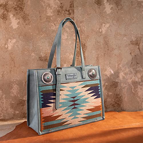 Wrangler Tote Bag for Women Western Shoulder Purses Boho Aztec Satchel Hobo Handbags