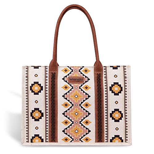 Wrangler Tote Bag for Women Western Shoulder Purses Boho Aztec Satchel Hobo Handbags