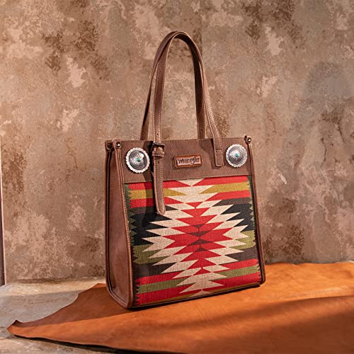 Wrangler Tote Bag for Women Western Shoulder Purses Boho Aztec Satchel Hobo Handbags