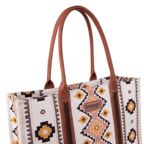 Wrangler Tote Bag for Women Western Shoulder Purses Boho Aztec Satchel Hobo Handbags