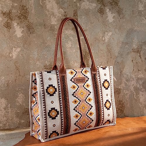 Wrangler Tote Bag for Women Western Shoulder Purses Boho Aztec Satchel Hobo Handbags